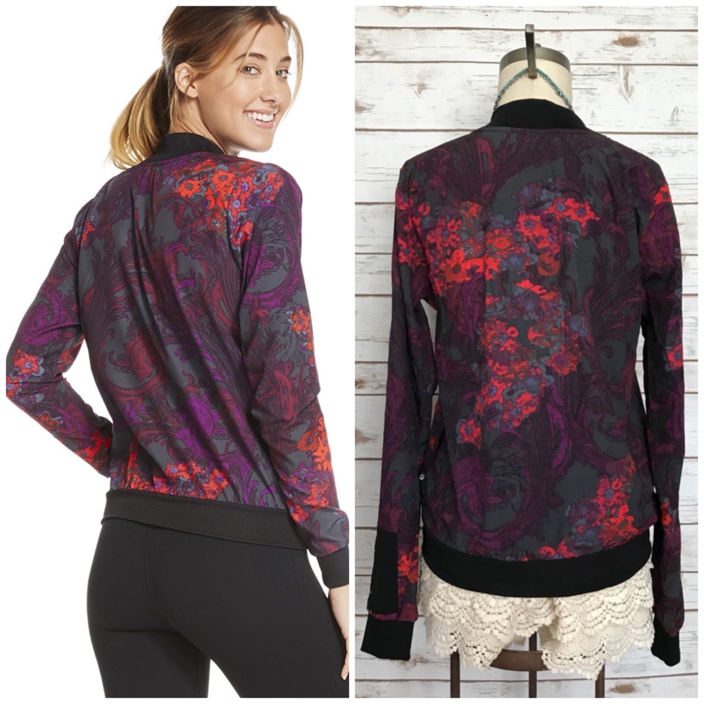 Fabletics Ithaca Bomber Romantic Print Multicolor… - image 2